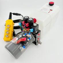 Load image into Gallery viewer, KTI DC46RA Dual-Double Acting Power Unit | 6‑Quart Hydraulic Pump 12V