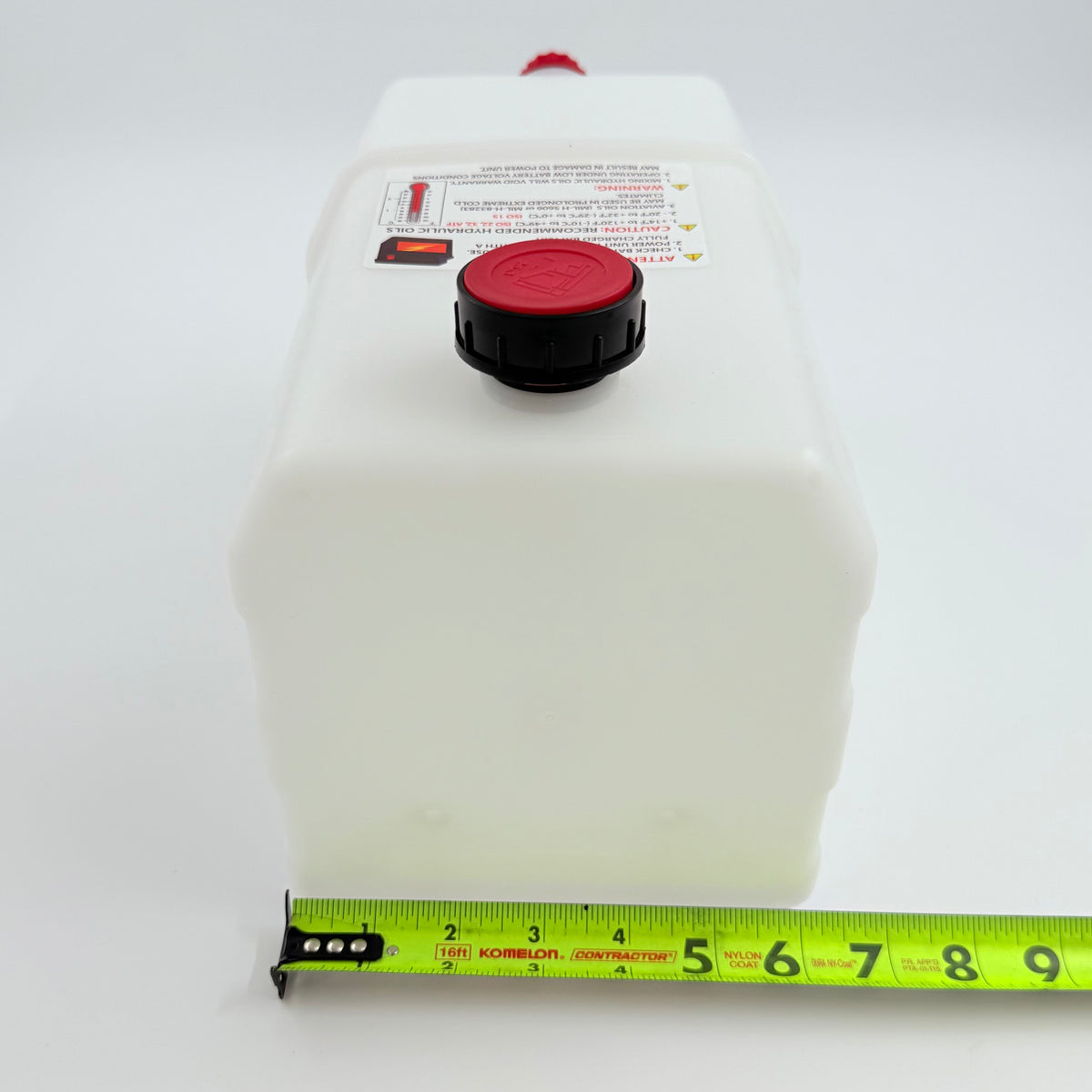 KTI Hydraulics 6 Quart Plastic Tank Reservoir 8181-6-7