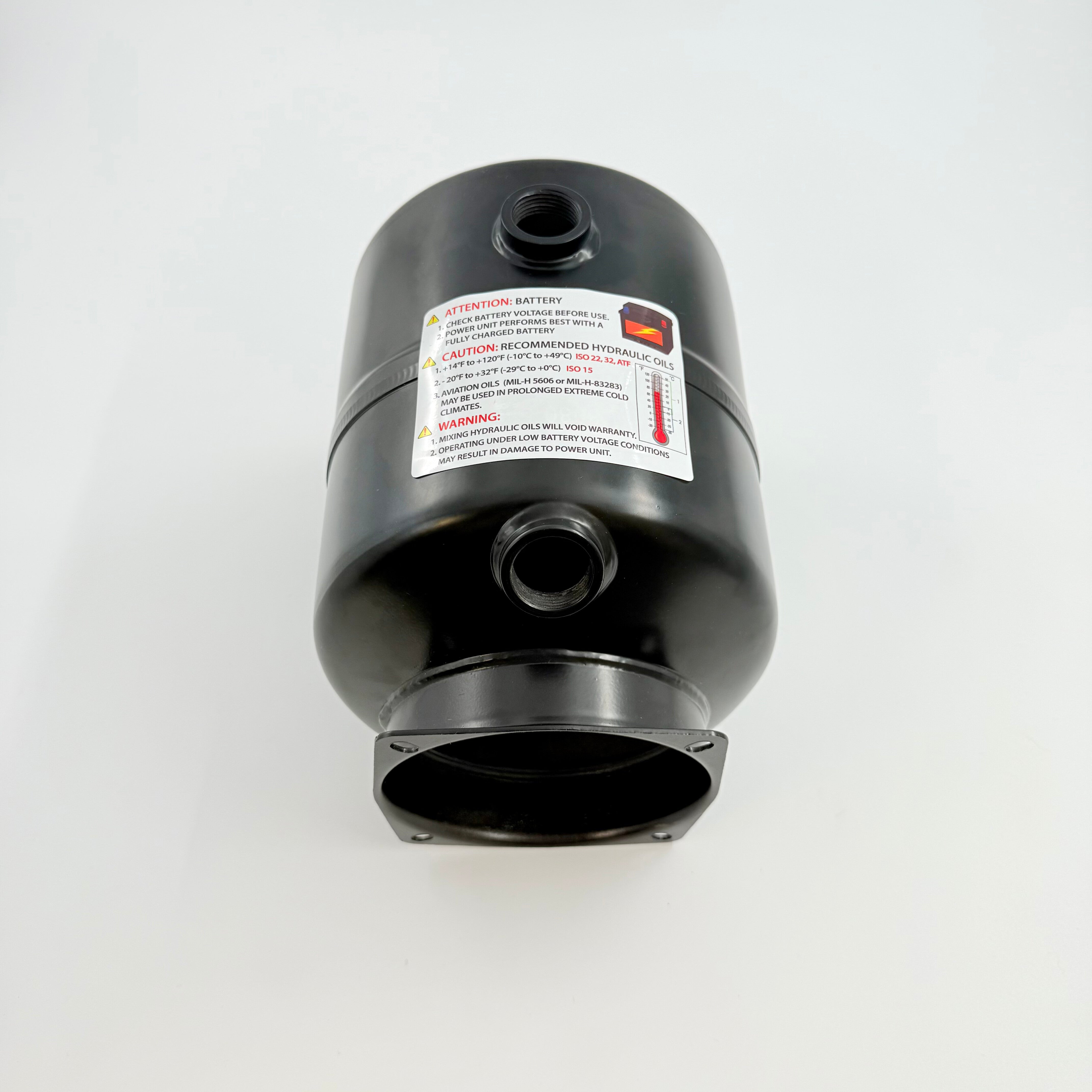 KTI Hydraulics 8080-5 4 Quart Steel Tank Offset