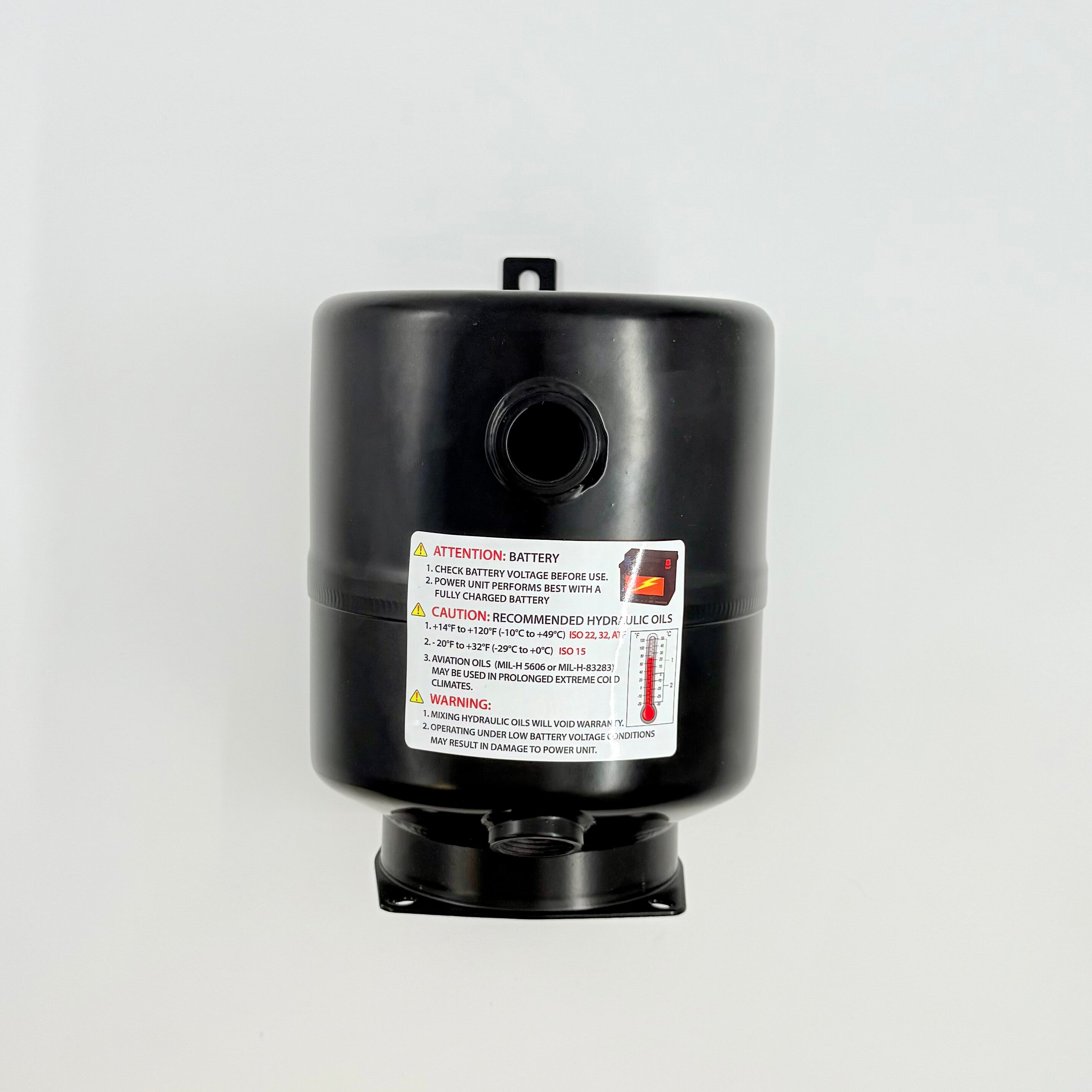 KTI Hydraulics 8080-5 4 Quart Steel Tank Offset-3