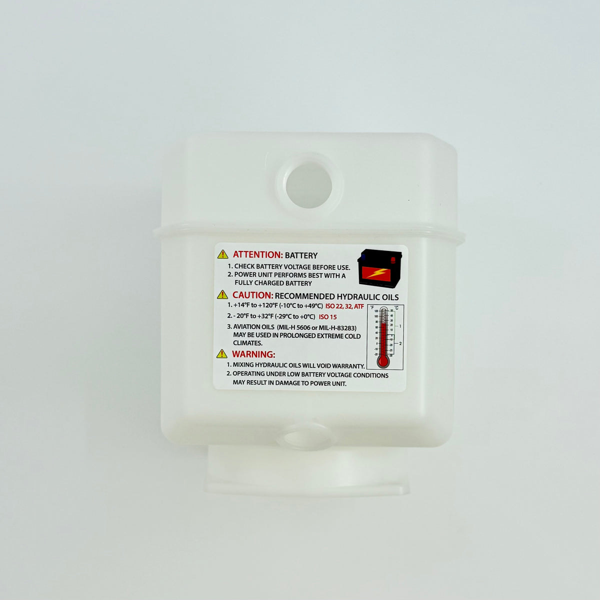 KTI Hydraulics 8181-35 3 Quart Plastic Tank-3