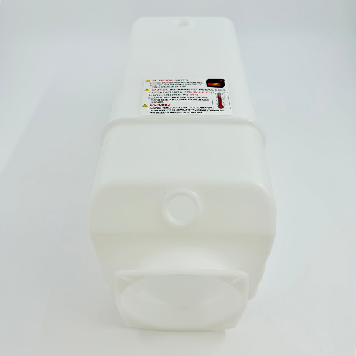 KTI Hydraulics 8 Quart Plastic Tank Reservoir 8282-8-3