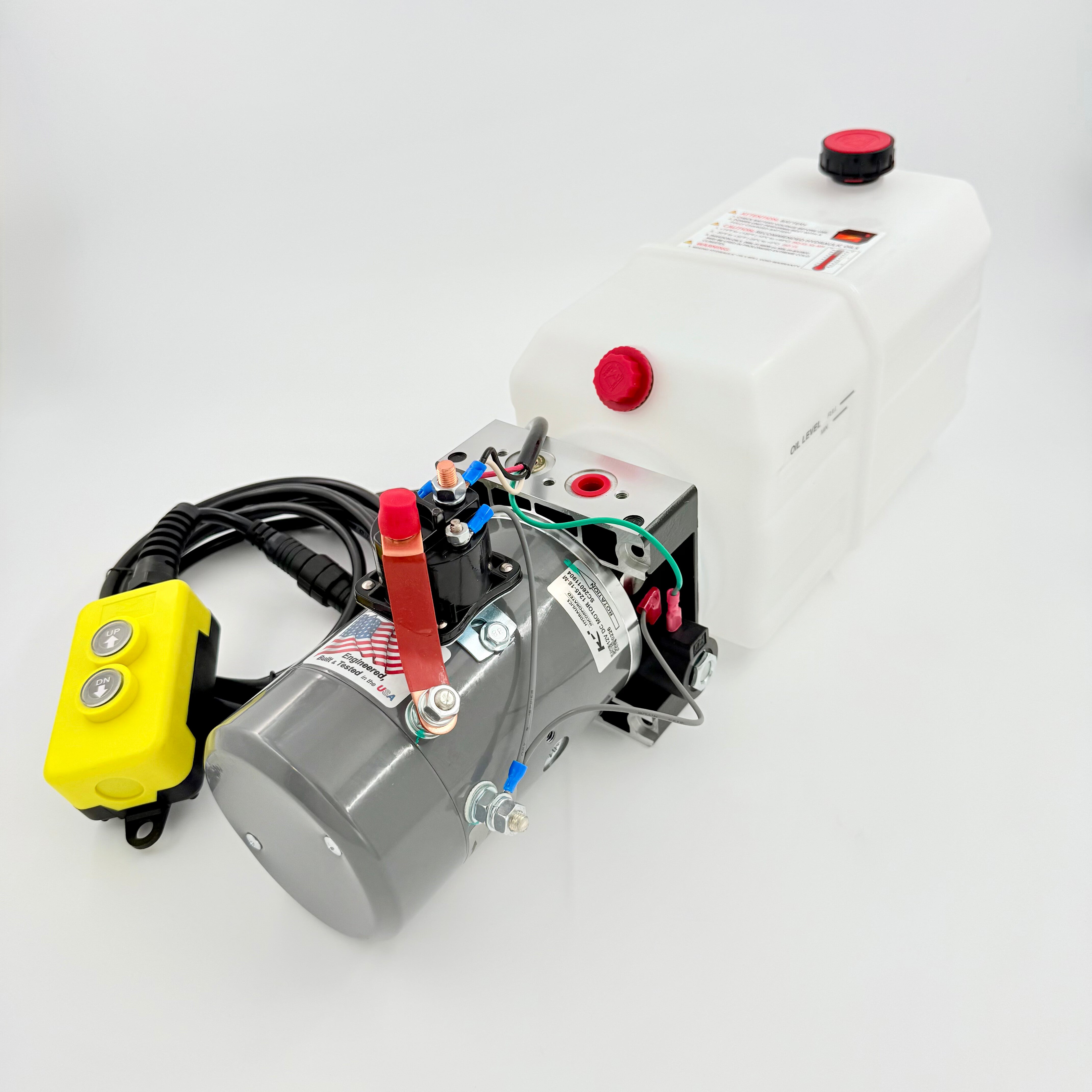KTI DC26RA Single Acting Power Unit | 6‑Quart Hydraulic Pump 12V