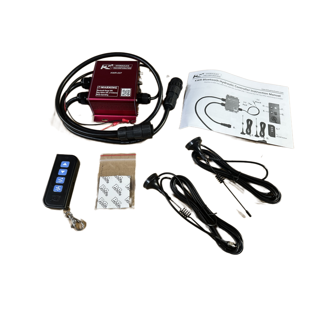 KTI KWR‑007 Wireless Remote Kit with Bluetooth – 4‑Button Controller ...