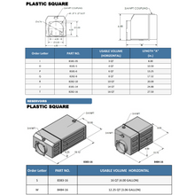 Load image into Gallery viewer, KTI Hydraulics 8282-8 8 Quart Plastic Tank
