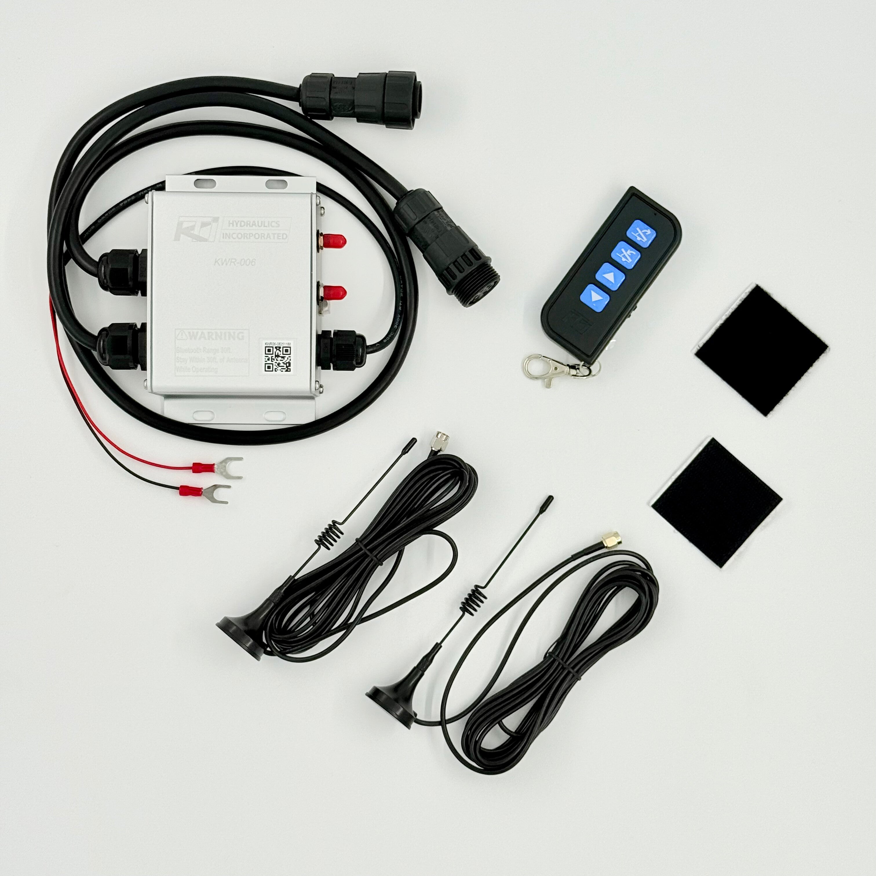 KTI KWR‑006 Wireless Remote Kit with Bluetooth | 4‑Button Hydraulic Controller