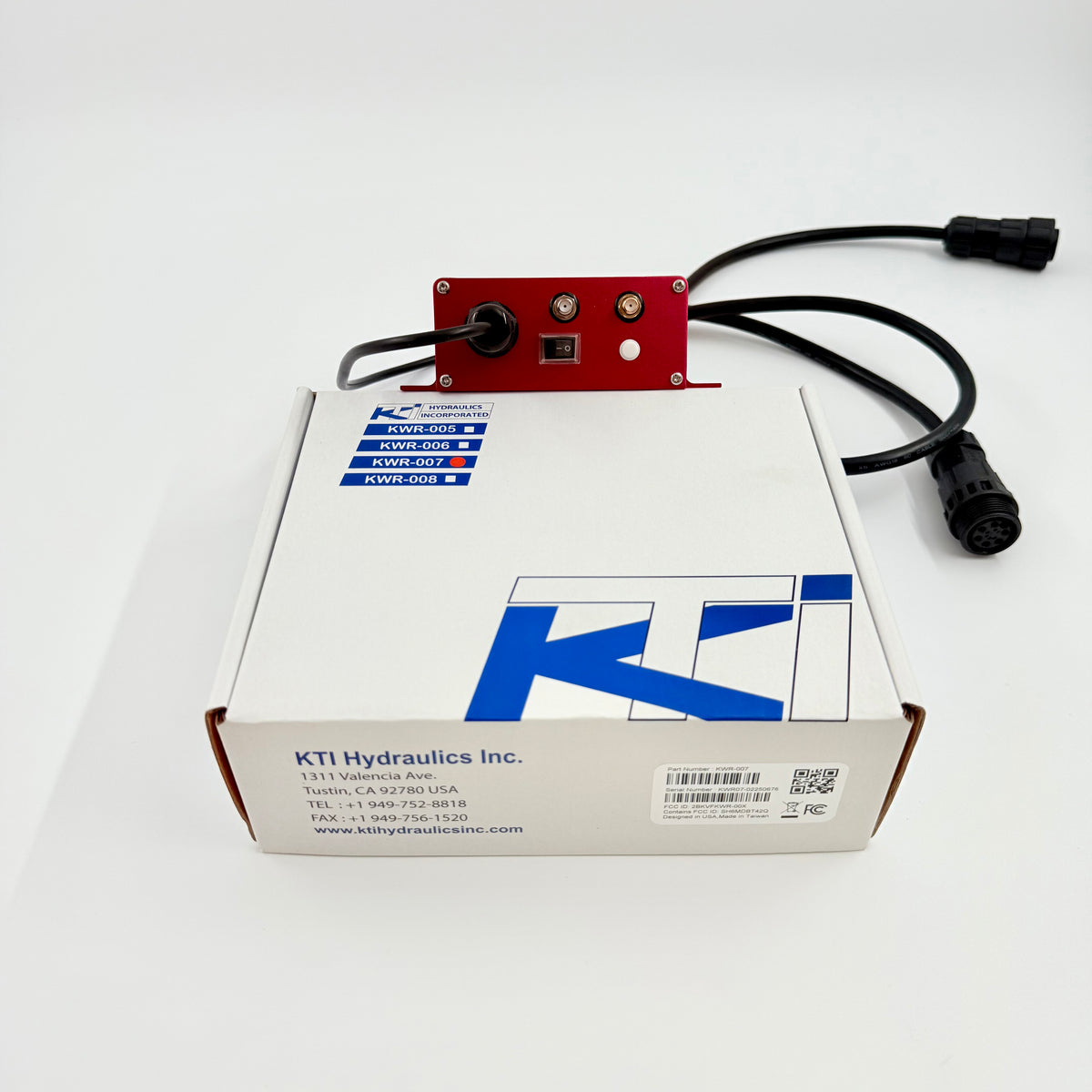 KTI KWR‑007 Wireless Remote Kit with Bluetooth | 4‑Button Hydraulic Controller-6