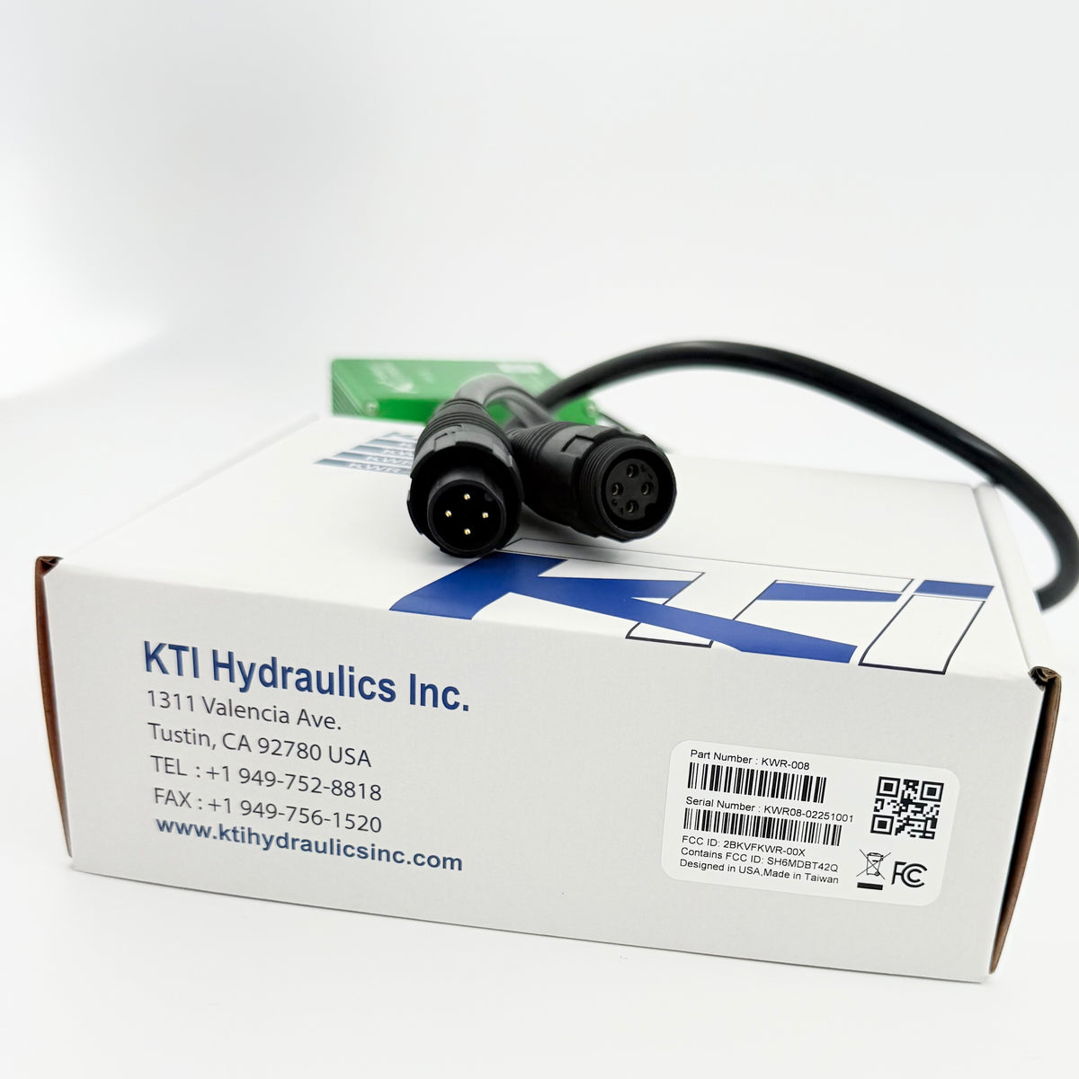 KTI KWR‑008 Wireless Remote Kit with Bluetooth | 3‑Button Hydraulic Controller-6