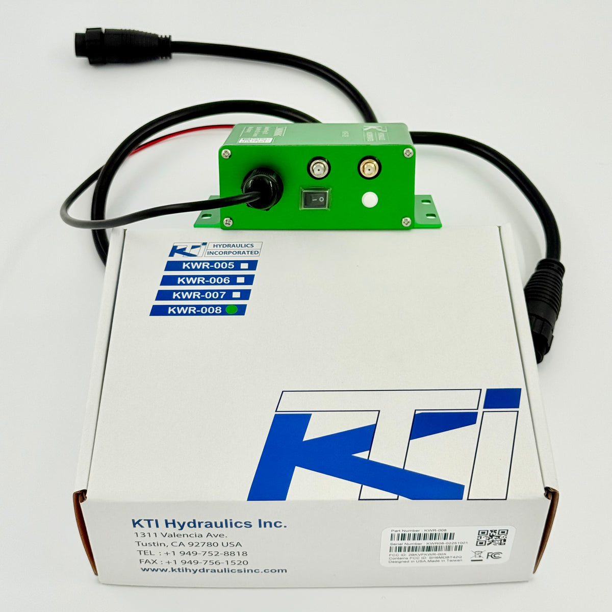 KTI KWR‑008 Wireless Remote Kit with Bluetooth | 3‑Button Hydraulic Controller-5